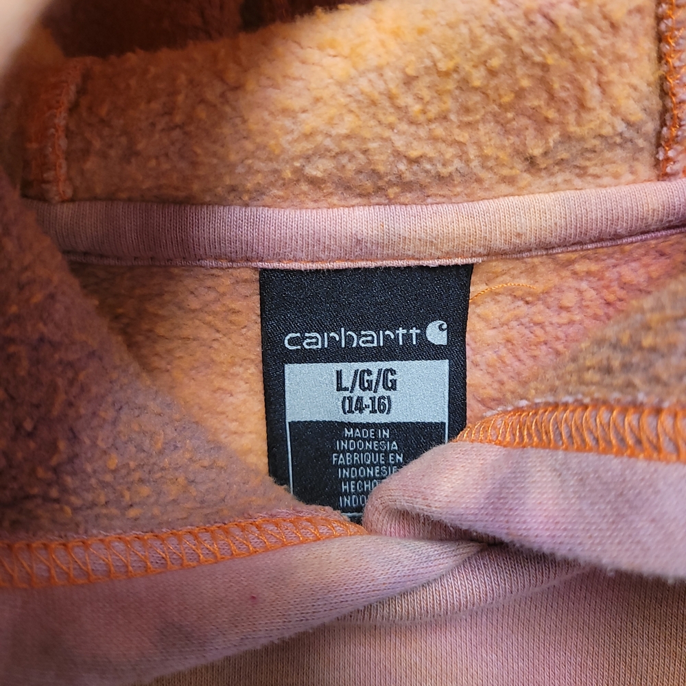 Unisex Carhartt Multicolor Tie-Dye Hoodie - Picture 3 of 6